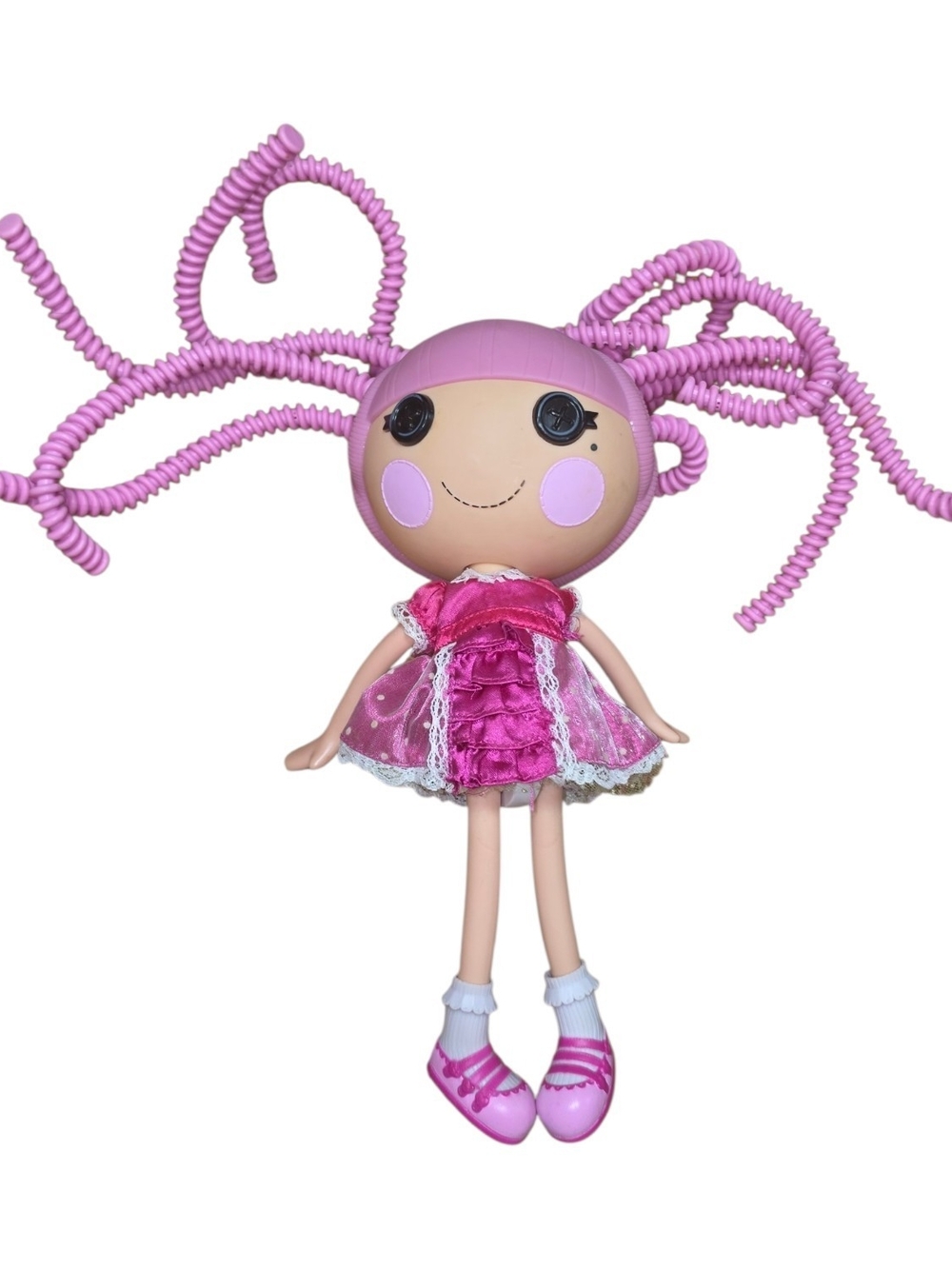 Lalaloopsy Silly Hair Jewel Sparkles Doll 13” Pink Bendable Hair MGA